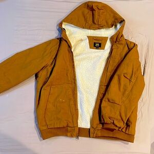 Lee- Brown Men’s Workwear Bomber Jacket Sherpa